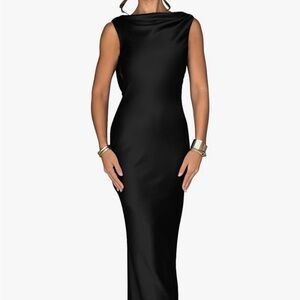 Elegant Black Sleeveless Dress